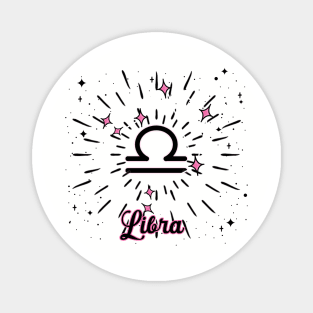 Libra Astrology sign design Magnet